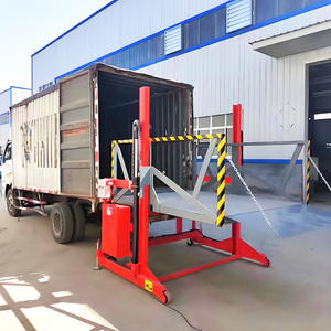 Plataforma Elevadora Hidráulica Móvil para Carga y Descarga de Mercancías, Plataforma Elevadora Móvil para Muelle de 1, 2 y 3 Toneladas - Product Image 6