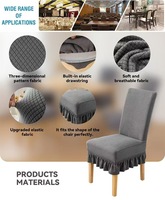 Housses Extensibles en Polyester et Spandex pour Fauteuils de Salon | Protège-Fauteuils Lavables pour Fauteuils Relax et Chaises de Salle à Manger - Antidérapantes, Taille Universelle