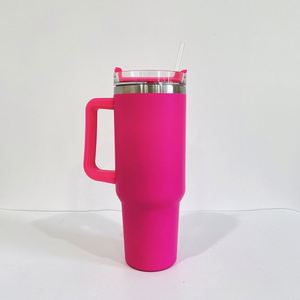 <b>40oz</b> Multiple Colors Vacuum <b>Tumbler</b> Stainless Steel <b>Tumbler</b> <b>with</b> Lid and Straw Double Walled <b>40oz</b> <b>Tumbler</b> <b>with</b> <b>Handle</b> - Product Image 4