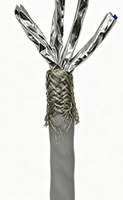 Câble réseau S/FTP CAT6A, conducteur solide 23AWG, gaine LSZH / Câble LAN / Câble réseau / Câble blindé