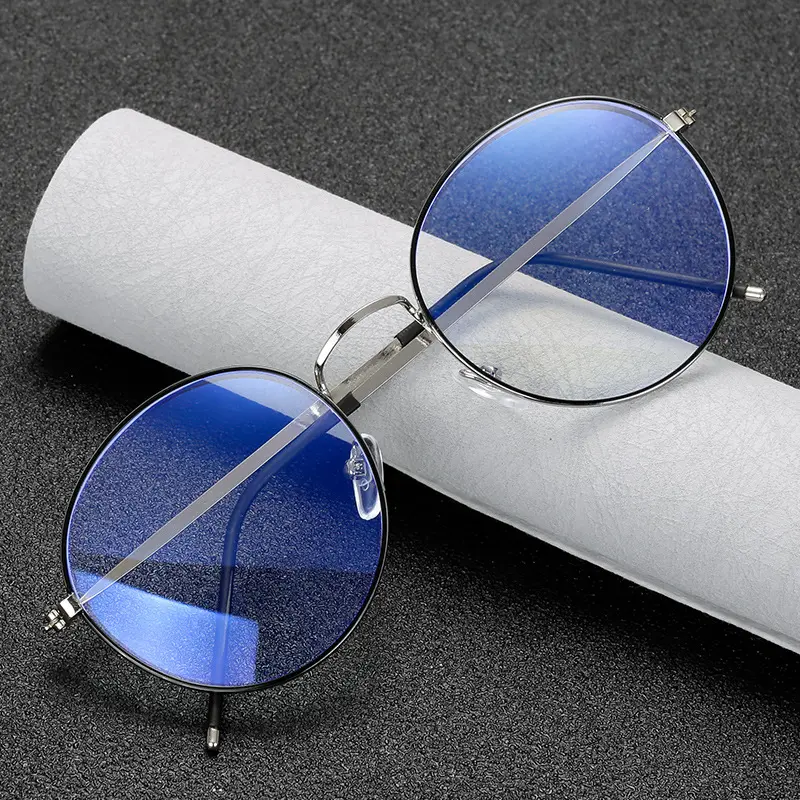 नई आगमन कस्टम लोगो उच्च गुणवत्ता धातु काज uv400 धूप का चश्मा नीले प्रकाश अवरुद्ध चश्मा