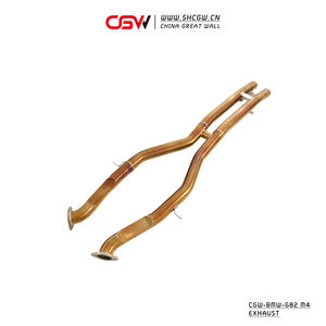 מקור ישיר של ביצועי cgw מבושלים צינורות מערכת פליטה מלאה טיטניום עם vettronic downfipe עבור bmw g80 g82 m3 4 - Product Image 6