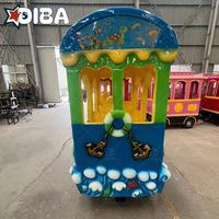 Train sans rails à thème océanique en promotion pour aires de jeux et parcs publics