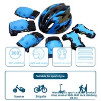Ensemble complet de protections réglables en éponge pour enfants, pour roller/patinage sur glace, vélo d'équilibre, genouillères et coudières anti-chute