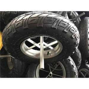 Pneu à rayons 4.00-8 2PR pour brouette <span class=keywords><strong>Haemmerlin</strong></span>, chariot à main et autres, en caoutchouc 16 pouces, conforme aux normes GS et OEM - Product Image 3