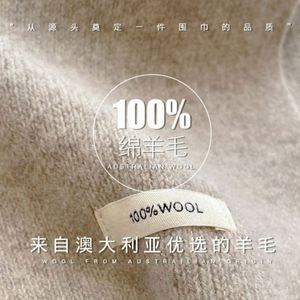 Bufandas de Lana 100% Australiana Originales al por Mayor, Nuevas Bufandas Tejidas de Invierno, Chal de Lana Cálido para Mujer - Product Image 5