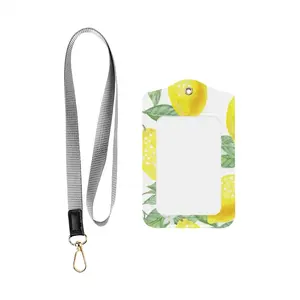 Accessoire porte-cartes et badge en cuir de qualité supérieure avec image personnalisée - Product Image 2