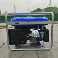 Générateur d'essence portable refroidi par air, haute qualité, faible bruit, 6 kW, monophasé, sortie 220 V, démarrage électrique, réservoir de carburant de 25 L, 12 h d'autonomie
