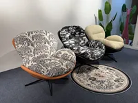 Fauteuil à bascule individuel pour balcon, usage domestique, chambre, salon, chaise longue, fauteuil pivotant pour personne paresseuse