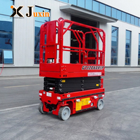 Plateforme élévatrice à ciseaux électrique autopropulsée XINJUXIN GTJZ0608SP - Hauteur de plateforme 5,8 m, capacité 230 kg - Mini élévateurs à ciseaux en vente
