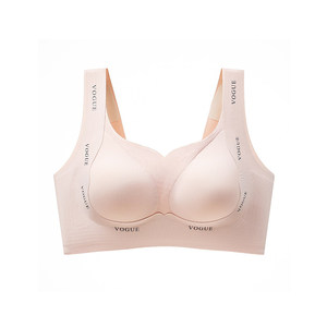 Reggiseno sportivo senza ferretto a copertura 3/4 per donne in gravidanza, ragazze formose, taglie piccole, anti-cedimento, traspirante, anti-sfioramento, sottile, per seni grandi - Product Image 1