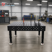Banc de soudage 3D robuste D28 avec surface de fixation en fonte et localisateurs multidirectionnels pour la fabrication en atelier