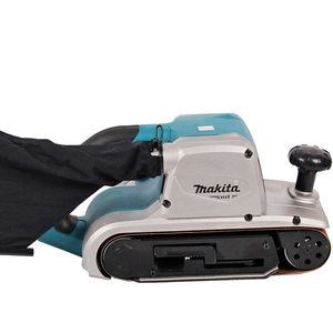 <span class=keywords><strong>Ponceuse</strong></span> à bande électrique <span class=keywords><strong>Makita</strong></span> M9400B, qualité industrielle, portable, légère, 940W, diamètre du disque 100mm, machine à poncer - Product Image 1