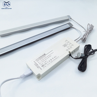 Interrupteur intelligent à capteur LED DC 12-24V avec variateur de luminosité continu, indice de protection IP21, 60W/120W pour éclairage de placards et armoires