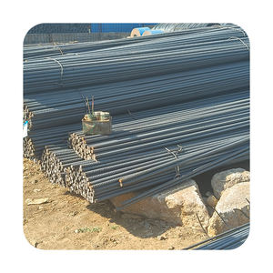 מוט פלדה מגולגל חם HRB400 HRB500 פחמן נמוך 6m/9m/12m אורך מוט פלדה/ברזל לבנייה - Product Image 1