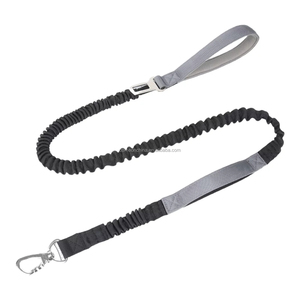 Vente en gros de laisse pour chien personnalisée de luxe de haute qualité corde en nylon corde de traction pour animaux de compagnie formation boucle de sécurité laisse en nylon extensible pour chien - Product Image 2