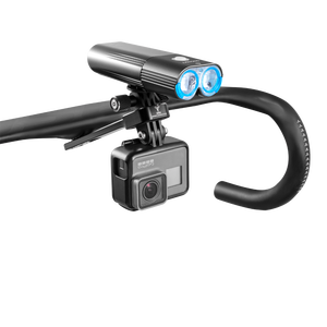 Gaciron Extension de guidon de vélo en alliage d'aluminium durable Support de montage rotatif à 360 ° pour les ordinateurs de vélo <span class=keywords><strong>Garmin</strong></span>/Wahoo Caméras GoPro - Product Image 1