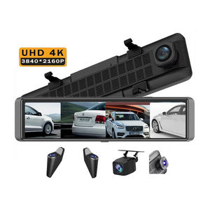 Caméra embarquée 4CH 11,26 pouces 4K WIFI Rétroviseur 4 caméras Enregistreur vidéo DVR de voiture ADAS BSD Vision nocturne Surveillance de stationnement 24H - Product Image 1