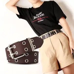 קיץ חדש מכנסיים קצרים מותניים גבוהים נשים מקרית צבע אחיד רגל רחבה מכנסיים קצרים מכותנה רפויים עם חגורה בנות מתוקות קוריאניות