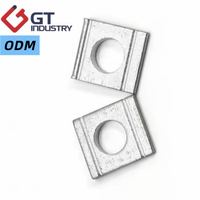 Reliable Quality Square Washers Stainless Steel Plain DIN6918-1990 M12 M24 M30 F436 SS304 SS316 A2 A4