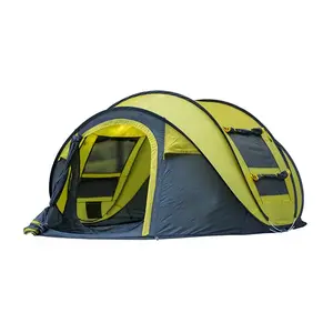 4 Personen Hochwertige Luft schlauch Automatische Outdoor Camping Automatische Outdoor Pop-up Für Camping Wasserdichtes Zelt