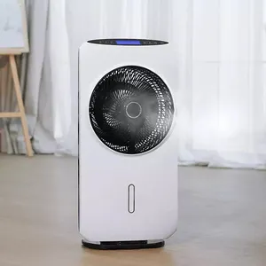 Electric Standing Digital Water Mist Fan Cooler With Mist Spray