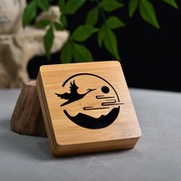 Diffuseur personnalisé de luxe en bois massif parfum de voiture parfum parfumé en bois désodorisant Clip porte-encens en bois forme ronde