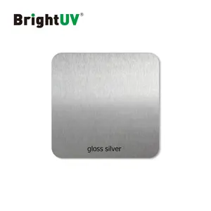 SCX-UVA003 Glanz Silber UV-Druck Aluminium blech UV-Direkt druck Metall rohling im Freien Anti-Kratzer UV-beständiges Blatt