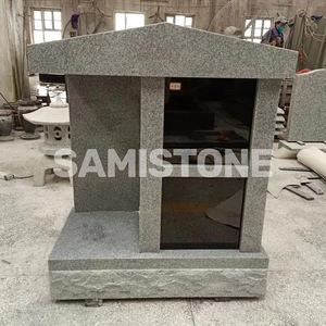 Columbarium Niche mur fournisseur Chine pierre tombale Monuments fabricant noir gris <span class=keywords><strong>granit</strong></span> extérieur jardin Design - Product Image 5