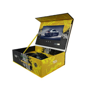 Presentación publicitaria Saludo digital Pantalla LCD Caja de regalo IPS 7 pulgadas 10,1 pulgadas Caja de tarjeta de video Pantalla Video Caja de lujo - Product Image 3