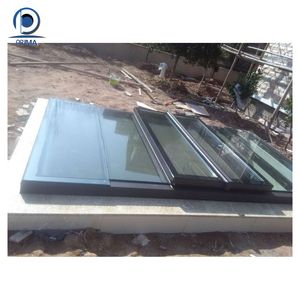Prima personnaliser les plans de maison à cadre en aluminium fenêtres pare-soleil entrée de la maison atrium lucarne en verre automatique pour toit plat - Product Image 3
