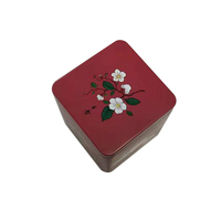 Nouveauté, boîtes en métal recyclables et écologiques personnalisables, boîtes à thé rectangulaires simples, laminage brillant, emballage cadeau