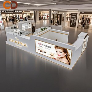 Hiện đại đặc biệt tùy chỉnh sản phẩm các tông sàn hiển thị mỹ phẩm đứng <span class=keywords><strong>kiosk</strong></span> cho trung tâm mua sắm - Product Image 1