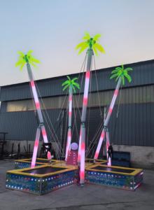 Équipement de divertissement lumineux et sûr pour quatre personnes, saut à l'élastique pour parc d'attractions, aire de jeux, entraînement physique - Product Image 5