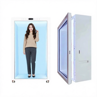 Pantalla LED Transparente de 86 Pulgadas para Video Wall, Gabinete de Exhibición Digital Interactivo con IA para Museos, Exposiciones Comerciales en Interiores