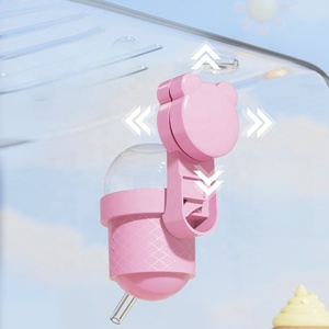 Bouteille d'<span class=keywords><strong>eau</strong></span> magnétique en forme de cornet de glace pour hamster, <span class=keywords><strong>fontaine</strong></span> à boire murale anti-fuite avec design boule pour petits animaux - Product Image 5