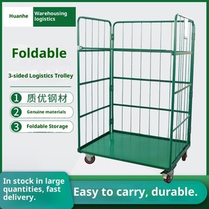 Carretilla de Logística, Carro de Carga Resistente, Plegable, Resistente a la Oxidación, Herramienta de Manipulación <span class=keywords><strong>Express</strong></span> para <span class=keywords><strong>Supermercado</strong></span> - Product Image 3