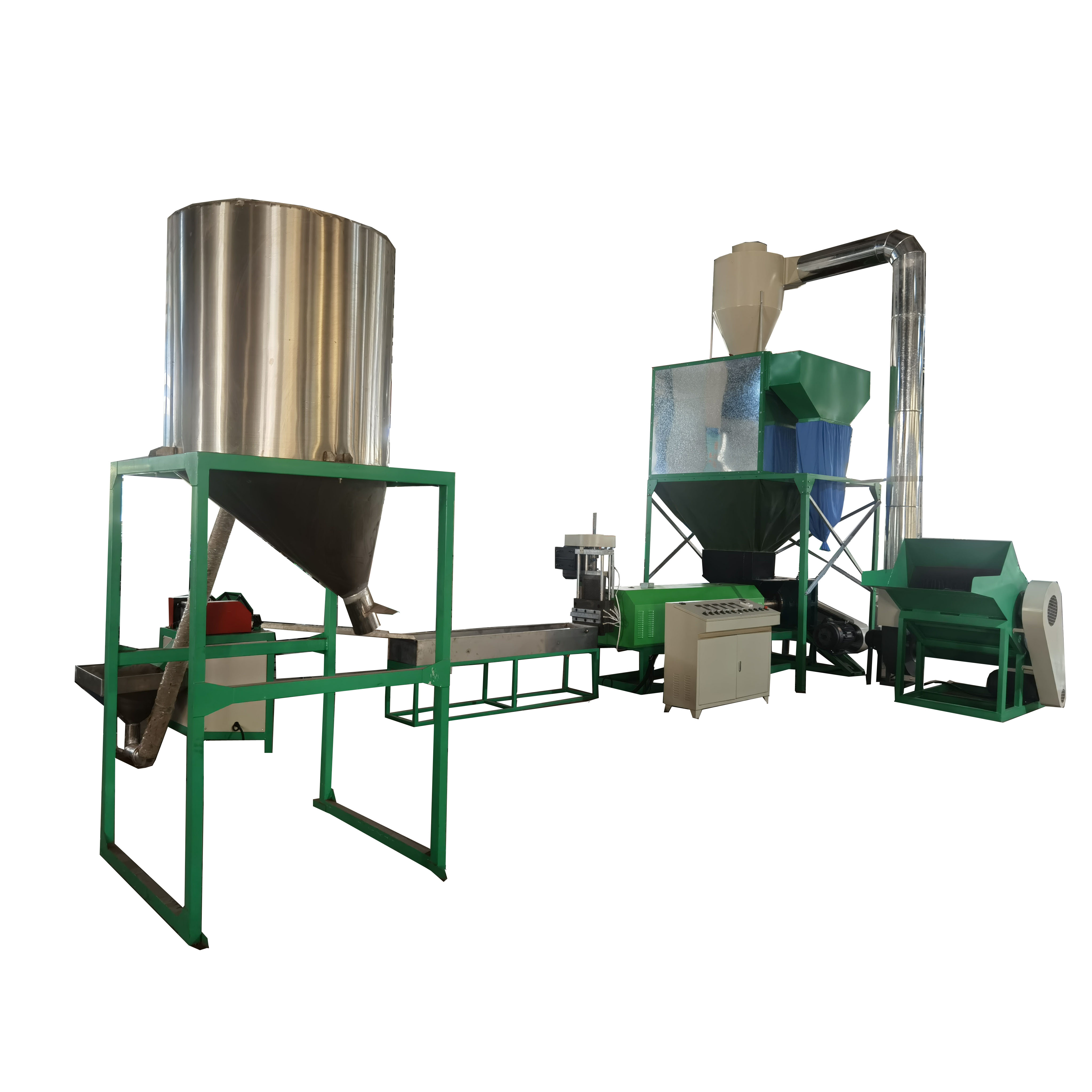 Высокий выход полностью автоматическая машина для дробления и кормления из вспененного полистирола рециркуляции машина