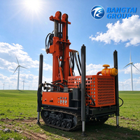 Machine de forage de puits profonds sur chenilles, équipement hydraulique diesel pour la construction de puits d'eau et l'irrigation