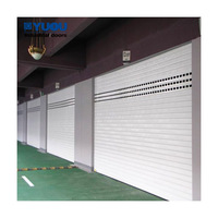 Porte de garage automatique à enroulement en aluminium pour entrepôt, prix bas, portes à enroulement électriques