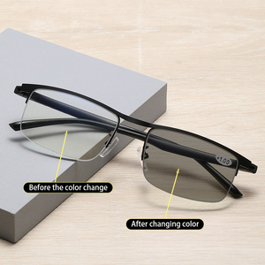 Cổ điển tiến bộ đa ổ Kính đọc sách cho phụ nữ và nam giới thoải mái ánh sáng màu xanh độc giả quang học với vàng hoặc khung màu Đỏ - Product Image 2