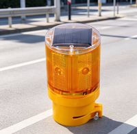 Lampu LED Tenaga Surya Berkedip untuk Peringatan, Penggunaan saat Berkemah, Mendaki, dan Visibilitas Malam Hari