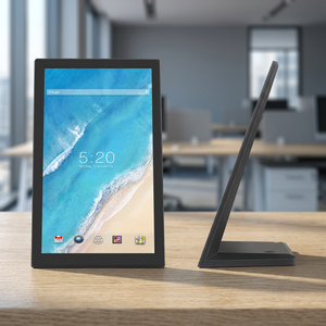 Écran tactile LCD IPS en forme de L de 14 pouces, personnalisable, sur pied, sans support, tablette Android 2+16 Go pour l'intérieur et les aéroports - Product Image 3