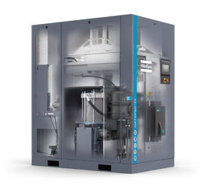 เครื่องอัดอากาศแบบสกรูฉีดน้ำมัน <span class=keywords><strong>Atlas</strong></span> <span class=keywords><strong>Copco</strong></span> <span class=keywords><strong>GA90</strong></span> รุ่น Heavy Duty กำลัง 90 กิโลวัตต์ แรงดัน 13 บาร์ ระบบลมอุตสาหกรรม พร้อมเครื่องอบแห้งในตัว - Product Image 2