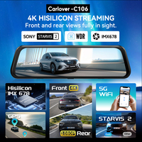 Carlover AI Dashcam IMX678 STARVIS 2 4K Lensa Ganda 5G WiFi GPS ADAS WDR Layar IPS Monitor Parkir Perekam Video