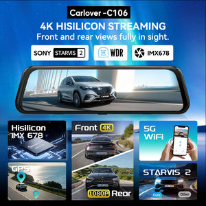 Carlover AI <strong>Dashcam</strong> IMX678 STARVIS 2 4K Dash Cam <strong>Dual</strong> <strong>Lens</strong> 5G WiFi GPS ADAS WDR <strong>Car</strong> <strong>DVR</strong> Recorder Mirror <strong>Camera</strong> - Product Image 5