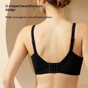 Soutien-gorge de grande taille pour femmes rondes, type traditionnel, avec effet push-up, anti-affaissement, réglable, fin - Product Image 3