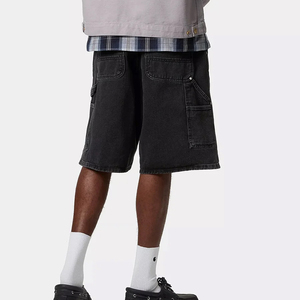 MC BUILD <span class=keywords><strong>Short</strong></span> en jean brut 100% coton, design cargo, jean court personnalisé pour homme - Product Image 5
