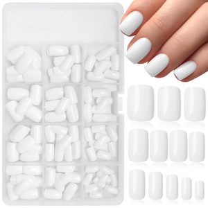 120 unids/caja acrílico francés blanco <span class=keywords><strong>uñas</strong></span> postizas <span class=keywords><strong>punta</strong></span> cuadrada Artificial <span class=keywords><strong>uñas</strong></span> postizas Gel suave puede ser extraíble mezcla corta prensa en las <span class=keywords><strong>uñas</strong></span> - Product Image 6