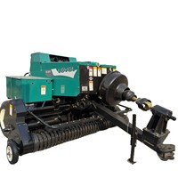 Presse à balles carrées pour foin et paille, tractée par un tracteur, à haute productivité, avec boîte de vitesses, garantie de 2 ans, Huadewode, modèle NF3045